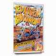 Ted Nugent & Bad Company Poster – Retro Motorcycle Wall Art