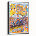 Ted Nugent & Bad Company Poster – Retro Motorcycle Wall Art