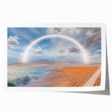 Extra large rolled print of an African scenery in Namibia, featuring muted earth tones, ideal for art wall dining room.