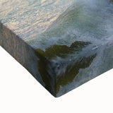 Black and white landscape art painting of Namibian scenery on a large stretched canvas, suitable for bedroom wall decor.