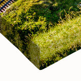 Large art of an Austrian landscape in black and white on stretched canvas, suitable for bedroom wall decor.