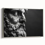 Landscape art painting of Rome with colorful details on framed canvas, ideal for living room decor.