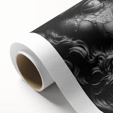 Art Deco poster of Rome with muted earth tones on rolled canvas, suitable for nursery wall art or dining room ambiance.