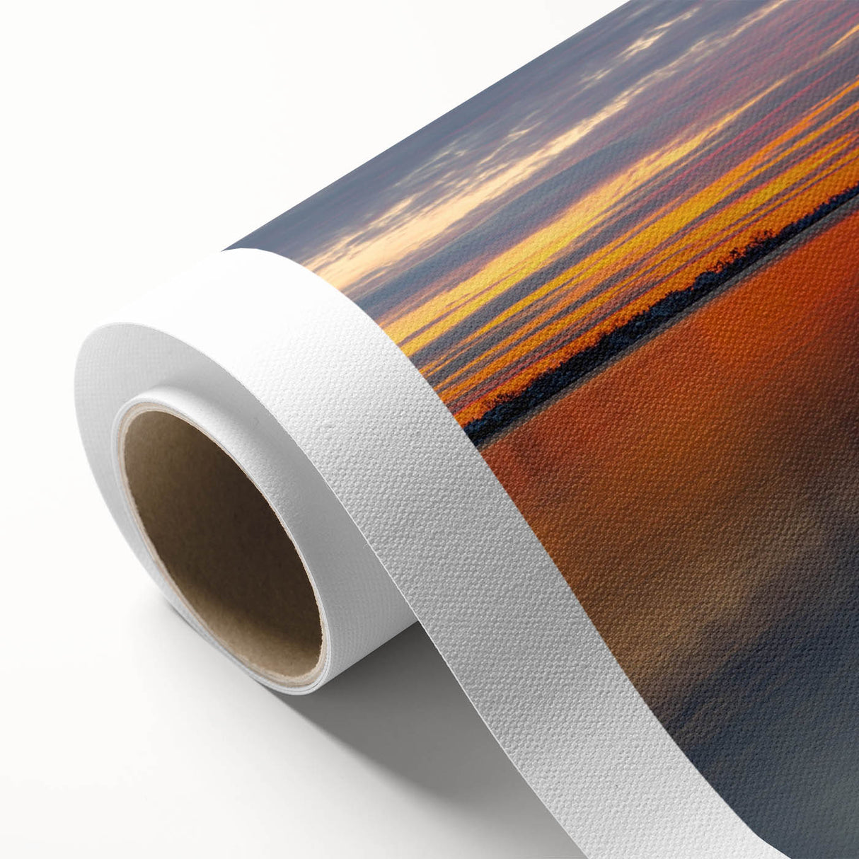 Art deco poster of Connecticut scenery in soft pastel shades on rolled canvas, ideal for nursery wall art.