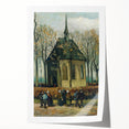 Extra large rolled canvas print featuring a Van Gogh-inspired floral design in vibrant colors.