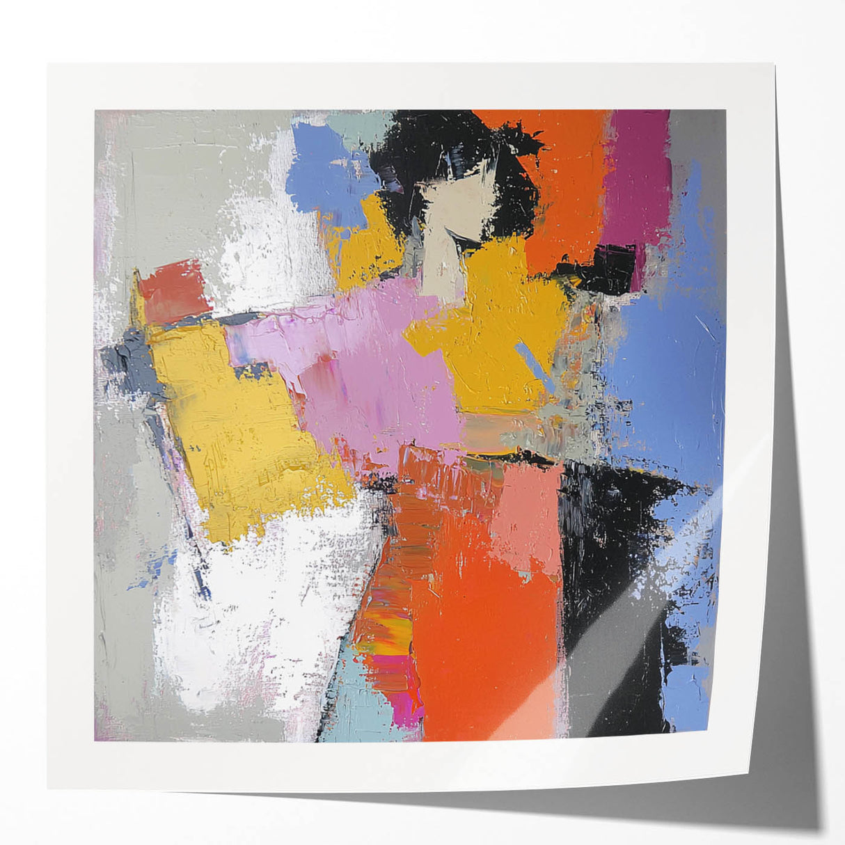 Modern Abstract Wall Art – Large Canvas Print for Living Room