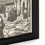 Expressionist Art: The Pretenders | Bold Edvard Munch Black Print