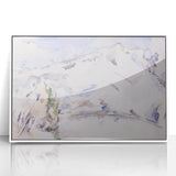 Impressionist Sketch of Mont Sainte-Victoire by Paul Cézanne