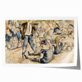 Vibrant Beach Scene Modern Art - Coney Island Inspired Wall Decor