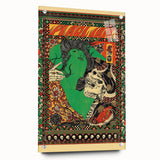 Pearl Jam Concert Poster - Retro Rock Art with Bold Illustrations