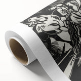 Expressionist Art: The Riding School | Bold Franz Marc Black Print