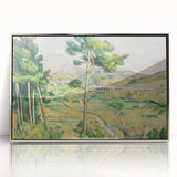 Impressionist Landscape Art - Viaduct of Arc River by Cézanne