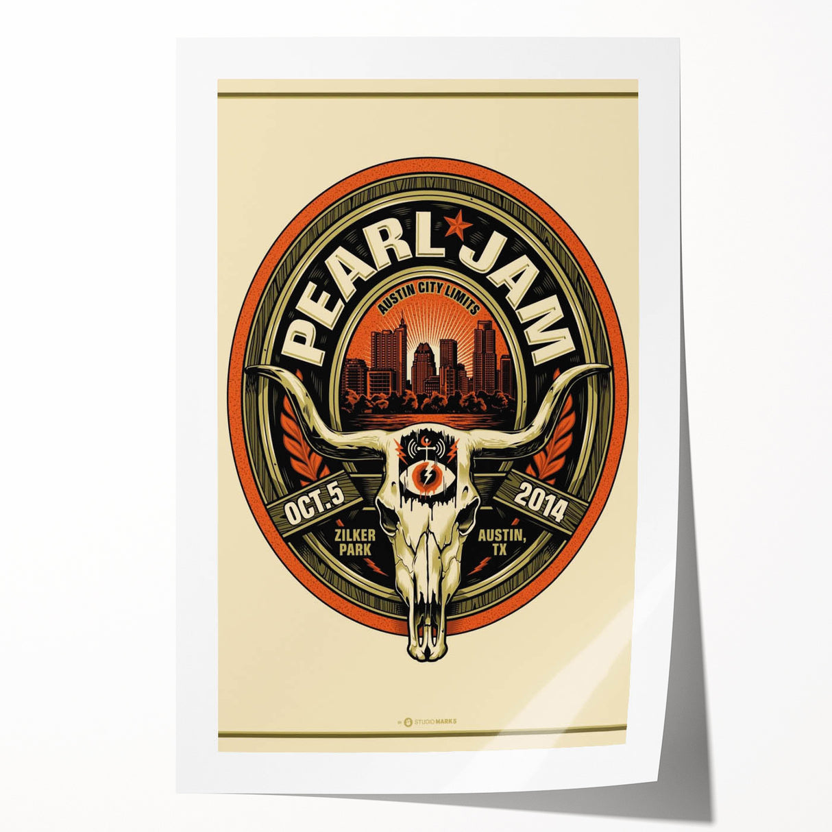 Pearl Jam Concert Poster - Retro Rock Art for Fans