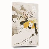 Vintage Modern Wall Art - Elegant Confetti Poster with Vibrant Style