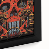 Pearl Jam Concert Poster - Retro Rock Art with Bold Graphics