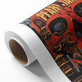Pearl Jam Concert Poster - Retro Rock Art with Bold Graphics