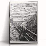 Expressionist Art: The Scream | Iconic Black-and-White Munch Print