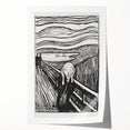 Expressionist Art: The Scream | Iconic Black-and-White Munch Print
