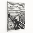 Expressionist Art: The Scream | Iconic Black-and-White Munch Print
