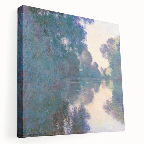 Impressionism Wall Art: Morning on the Seine by Claude Monet Prints