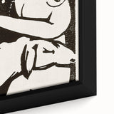 Expressionist Art: The Shepherdess | Bold Franz Marc Black Print