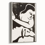 Expressionist Art: The Shepherdess | Bold Franz Marc Black Print