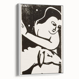 Expressionist Art: The Shepherdess | Bold Franz Marc Black Print