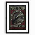Pink Floyd "Wish You Were Here" 1975 Concert Poster - Retro Art