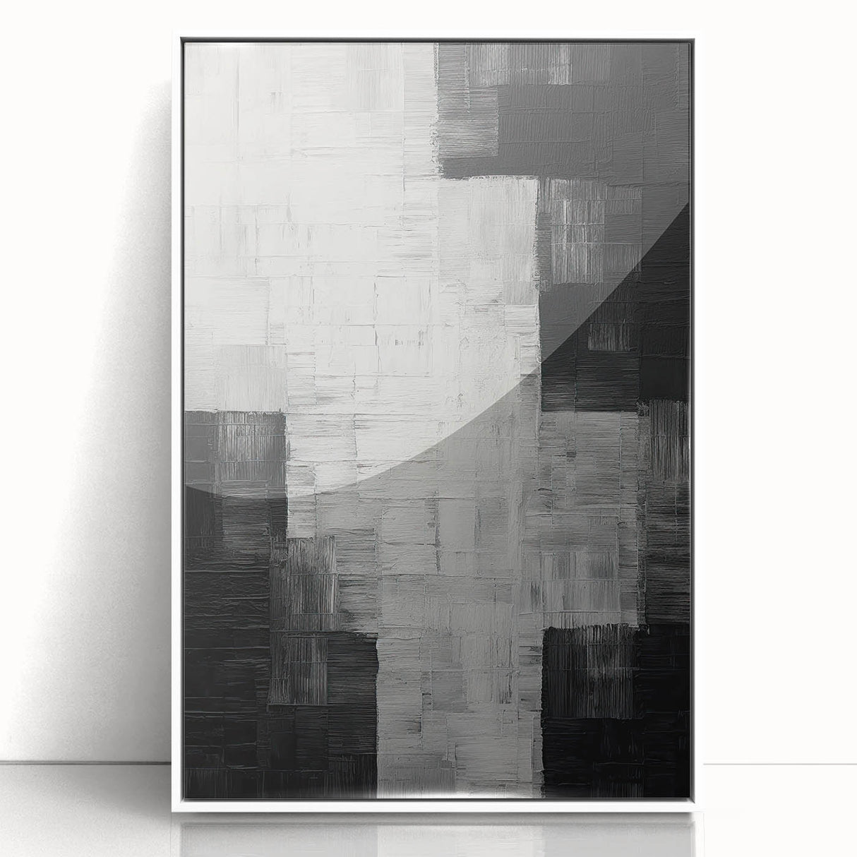 Contemporary Art for Dining Room Walls – Monochrome Texture