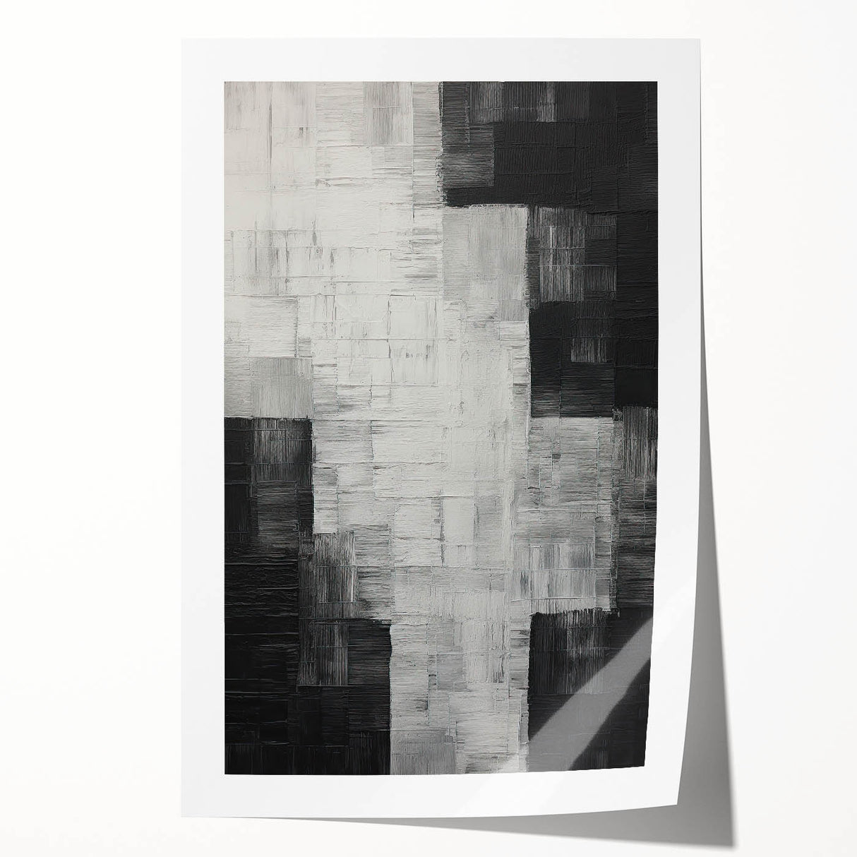 Contemporary Art for Dining Room Walls – Monochrome Texture
