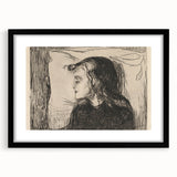 Expressionist Art: The Sick Girl | Edvard Munch Emotional Print