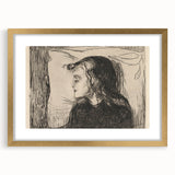 Expressionist Art: The Sick Girl | Edvard Munch Emotional Print