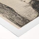 Expressionist Art: The Sick Girl | Edvard Munch Emotional Print