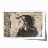 Expressionist Art: The Sick Girl | Edvard Munch Emotional Print