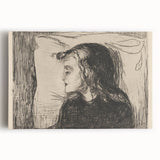 Expressionist Art: The Sick Girl | Edvard Munch Emotional Print