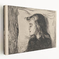 Expressionist Art: The Sick Girl | Edvard Munch Emotional Print