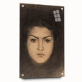 Fine Art Realism: Intense Portrait of a Woman Realism Canvas Wall Art