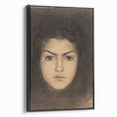Fine Art Realism: Intense Portrait of a Woman Realism Canvas Wall Art