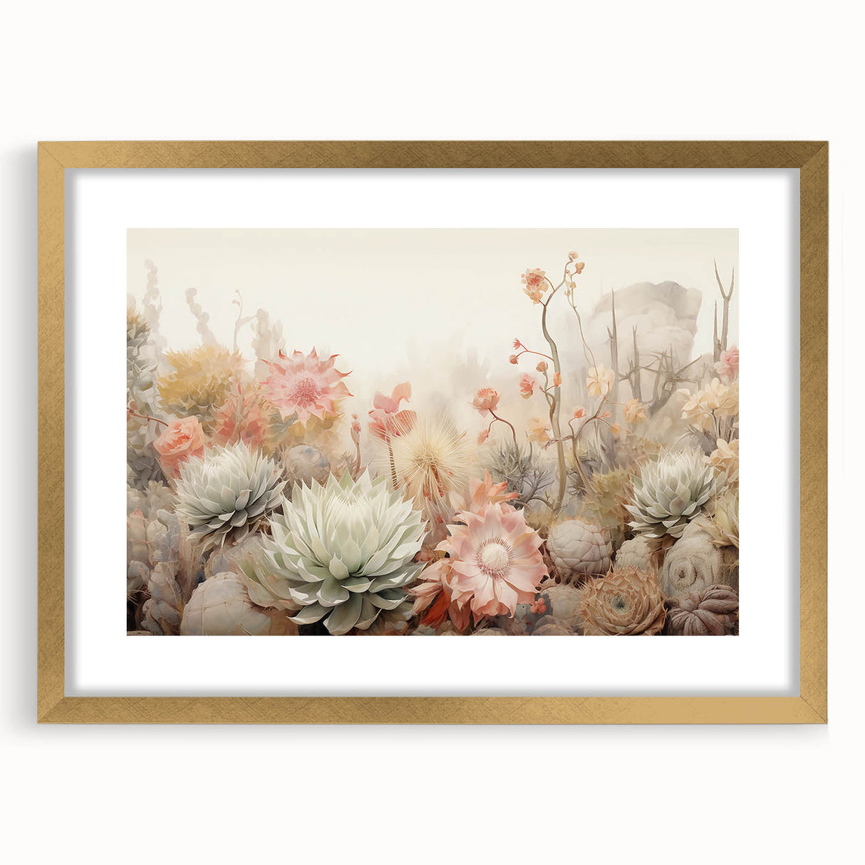 Elegant Floral Living Room Wall Art - Modern Canvas Wall Art