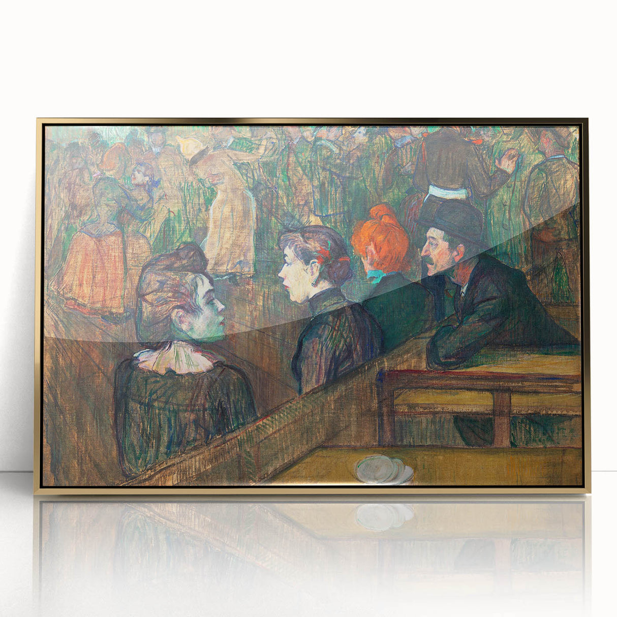 Moulin de la Galette Wall Art - Toulouse-Lautrec Impressionist Print