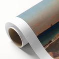 Fine Art Realism: Coastal Family Scene Realism Wall Art Canvas Print