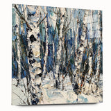 Abstract floral acrylic glass artwork showcasing vibrant colors and intricate designs, displayed in a sleek side view, emphasizing its modern aesthetic and artistic flair. Perfect for enhancing contemporary interior decor.