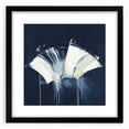 Geometric Abstract Wall Decor – Navy Minimalist Modern Canvas Art