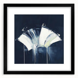Geometric Abstract Wall Decor – Navy Minimalist Modern Canvas Art