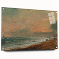 Romanticism Art: Hove Beach by Constable - Seascape Canvas Print