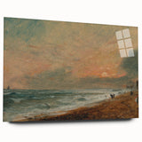Romanticism Art: Hove Beach by Constable - Seascape Canvas Print