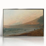 Romanticism Art: Hove Beach by Constable - Seascape Canvas Print