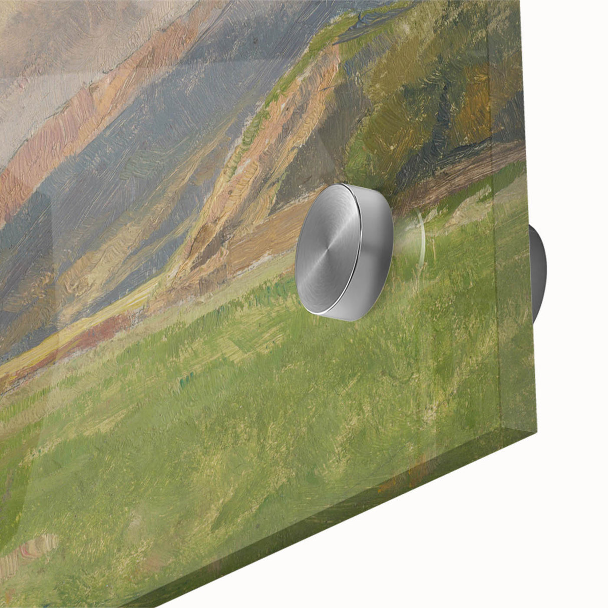 Mountain Meadow Impressionist Art - Lajos Csordák Landscape Print