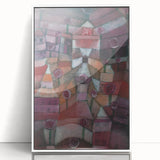 Abstract Garden Wall Art - "Rose Garden" by Paul Klee in Rich Tones