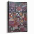 Abstract Garden Wall Art - "Rose Garden" by Paul Klee in Rich Tones
